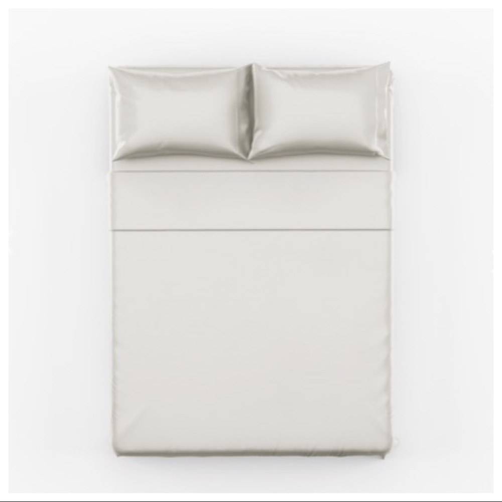 WHITE SOFT 1800 COUNT MICROFIBER SHEETS SET - Picture 4 of 8